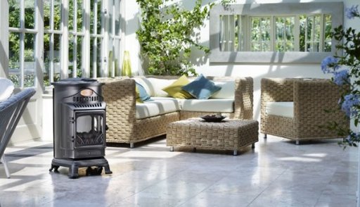The traditional gas heater is made from solid cast iron and is a positive stylish addition to your h
