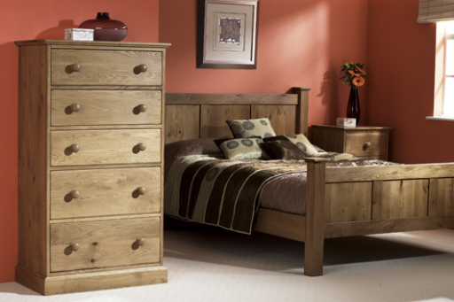Corndell Country Oak Bedroom