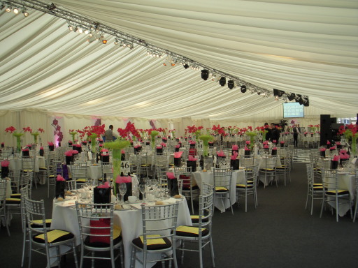 Corporate marquee hire in Yorkshire