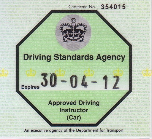 Approved Driving Instructor from DSA