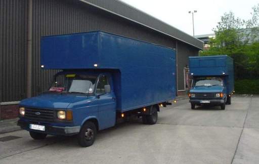1980s Luton box vans