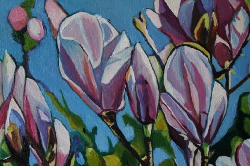 oil painting, flowers, emma cownie,