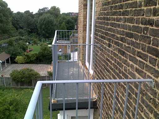 New railings in South London