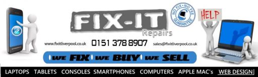 Fix it repairs liverpool laptop computer iphone ipad imac