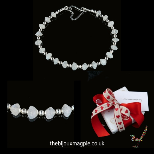 Sterling Silver Moonstone Bracelet