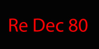 Re Dec 80