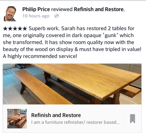 Another Refinish &amp; Restore happy customer!