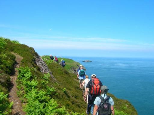 North coast Anglesley going towards Cemaes Bay.