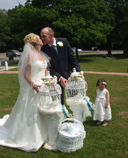 Wedding Doves at The Holiday Inn Newport