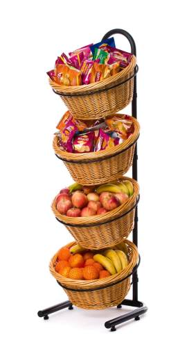 Wicker Display stands