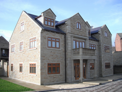 Private residence with archtitectural features