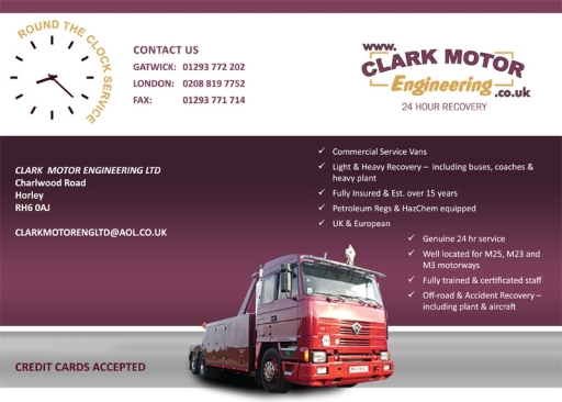 heavy recovery london surrey commercial breakdown