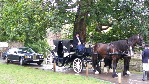Wedding Carriage &amp; Bentley