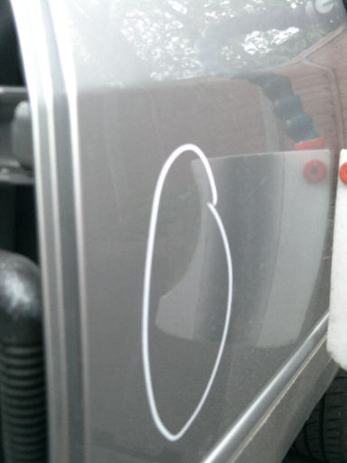mondeo parking dent after