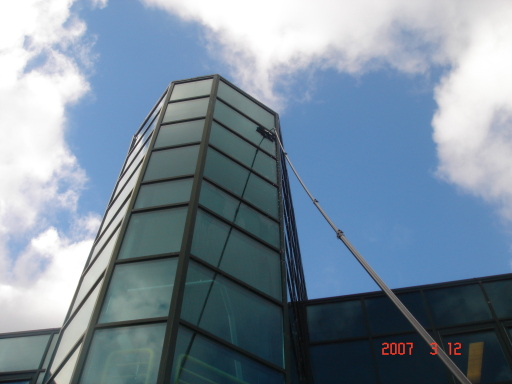 Water Fed Pole High Level Cleaning