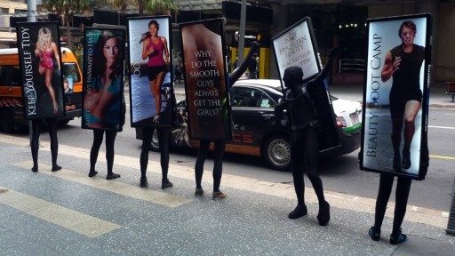 Walking Billboards | Human Billboards
