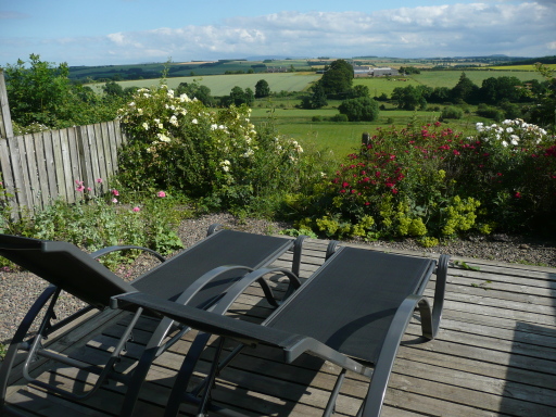 Garden loungers with a view!