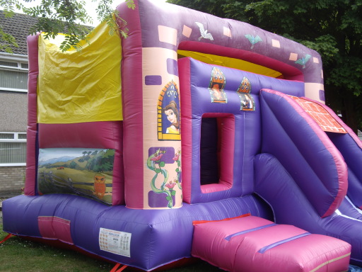 15x21 Princess Castle &amp; Slide Combo