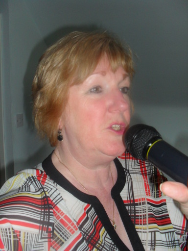 Singing at a recent venue