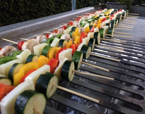 veggie skewers