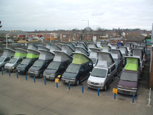 The UKs largest stock of Mazda Bongos !!