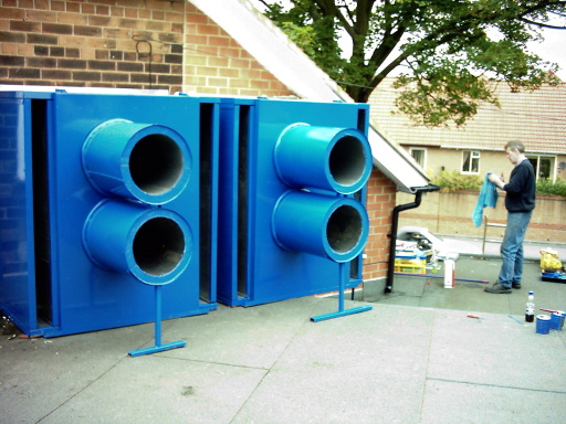 Supermarket refridge units Acoustic Solution allows sleep 15 mtrs away