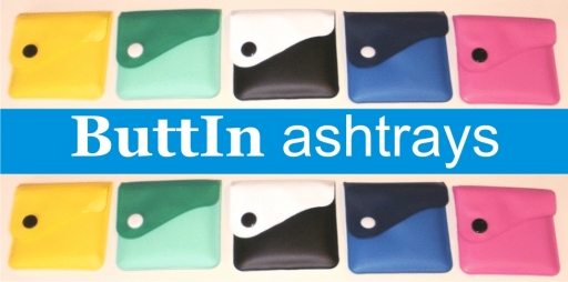 ButtIn butt pouch portable pocket ashtray