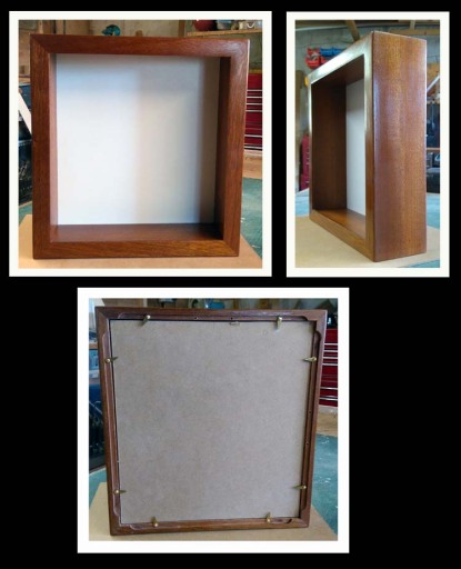 Solid Mahogany - Mahogany Fillets - Flush Sided