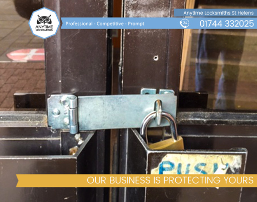 Anytime Locksmiths St Helens | 01744 332025