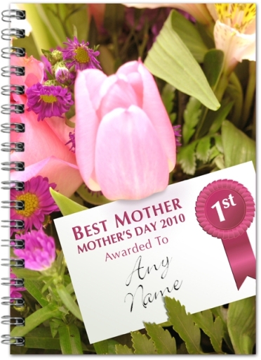 Mother's Day personalised notebook