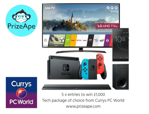 Win A tech Pack �1,000 from Currys PC World
