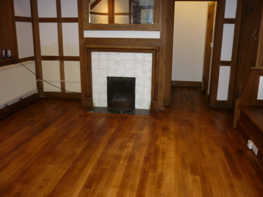 Professional dust free, floor sanded and restored oak, finished in osmo hard wax oil,