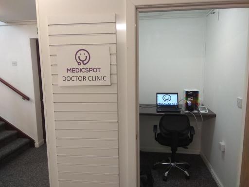 GP Hull surgery consulting room