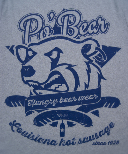 Po' Bear Louisiana Hot Sausage Tshirt