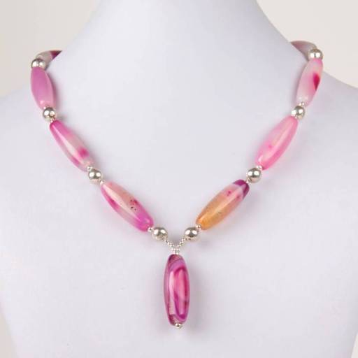 Silver and Gemstone Necklaces