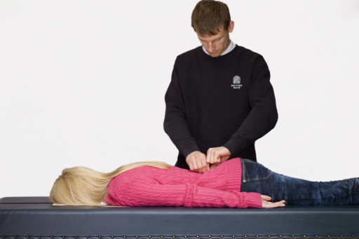 Releasing muscle tension in the lower back