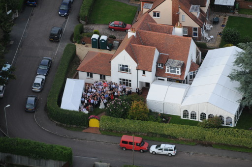 Wedding Ariel View