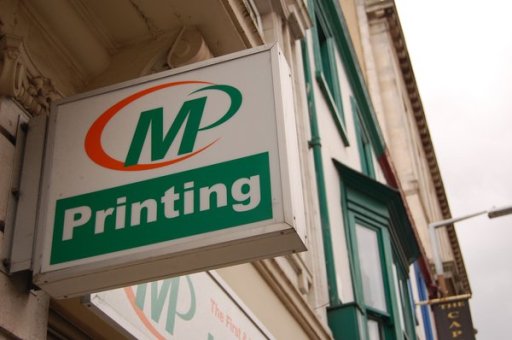 Outdoor Signage for Minuteman Press Cardiff
