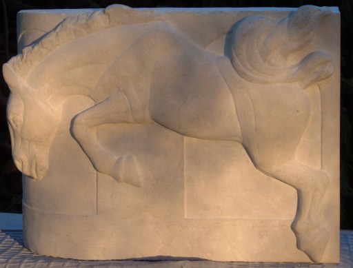Bascule Portland stone. 400 x 300mm