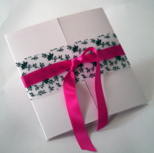 Vintage Flower Gatefold Invitation