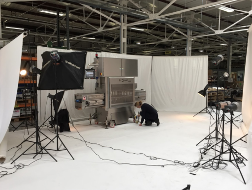 On Location - Large Machine Photoshoot