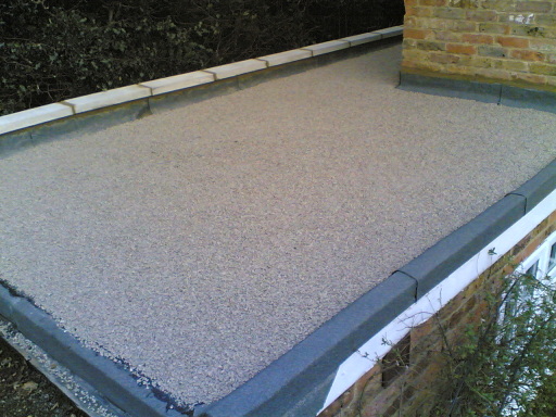 Reliable Roofing completed flat roof that will last for years.