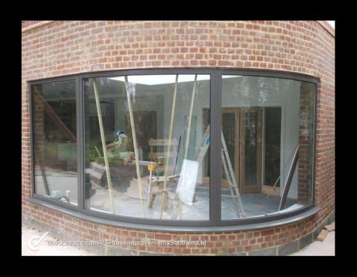 Aluminum curved window in Reigate, Surrey