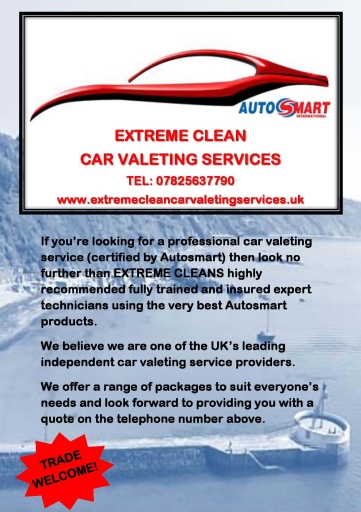 Car valeting - Cornwall.