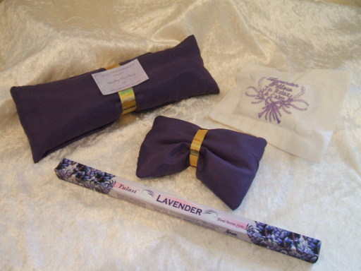 Lavender Gift Set : Heat Bags, Lavender Pillow &amp; Incense