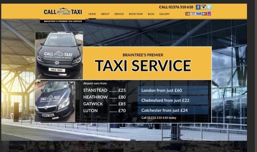 Call taxi braintree prices 