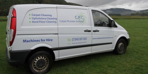 Carpet Proclean Scotland van