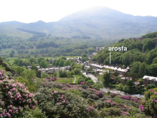 View to Arosfa and Beddgelert