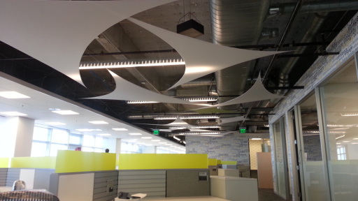 Commercial ceiling sail panels