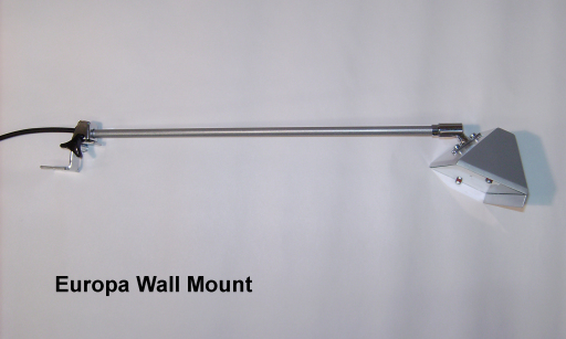 Europa linear halogen 200w floodlight on ceiling or wall mount